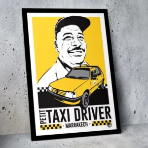 Affiche Taxi Driver Marrakech