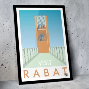Affiche Visit Rabat Maroc