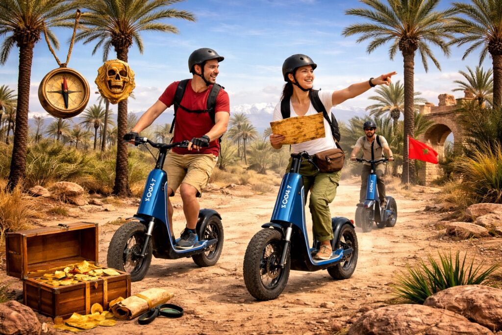 Chasse Au Trésor En Trottinette Electrique à Marrakech